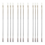 Spatula and Spoon Tool 7.8"H Nickel Plated Metal Semi Micro Lab Sampling and Transfer Tool Pack of 12 By GSC International Inc.