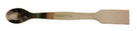 Spatula and Spoon Tool 5.875"H Nickel Plated Metal Lab Sampling and Transfer Tool with 2ml Spoon Capacity By GSC International Inc.