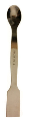 Dual End Laboratory Spoon and Spatula Tool for Sampling