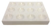 12 Well Porcelain Spot Plate for Chemistry Labs