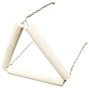 Ceramic Triangle Support with Galvanized Wire for Lab Use