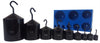 Powder-Coated Hooked Weight Set 9 Piece