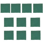 Classroom Wool Friction Pad 0.1" H Square Static Electricity Pack of 10 by GSC International Inc.