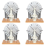 Wimhurst Electrostatics Apparatus 13.5" H Classroom Case of 4 by GSC International Inc.