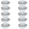 Porcelain Evaporating Lab Dish 1.25" Height 75 ml Pack of 10 by GSC International Inc.