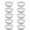Porcelain Evaporating Dish for Lab Use 1.5" Height 125 ml Pack of 10 by GSC International Inc.