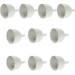 Laboratory Porcelain Buchner Funnel, 60mm Opening, Pack of 10 by GSC International Inc.