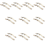 Meter Stick Supports Pack of 10 Pairs Metal Construction – 1.12" H by GSC International Inc.