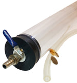 Coin and Feather Vacuum Demonstration – 39.25" H Plastic/Rubber Tube (Transparent) Physics Experiment Kit by GSC International Inc.