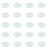 Double-Convex Optical Glass Lenses – Pack of 20