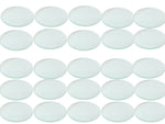 Double-Convex Glass Lens 2"H Polished Optical Glass 50mm Diameter 10cm Focal Length Pack of 20 By GSC International Inc.