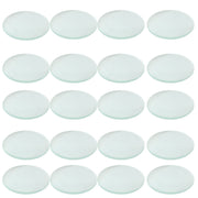 Pack of 20 Double-Convex Glass Lenses 50mm Diameter 15cm Focal Length for STEM