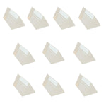 Glass Equilateral Prism 25mm Edge 50mm Long Optically Clear Triangle Prism for Light Refraction Pack of 10 By GSC International Inc.
