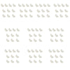 Optically Clear Glass Equilateral Prism 25mm Edge 50mm Long for Light Refraction – Case of 100