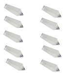 Acrylic Equilateral Prism – 6" H Optical Prisms, 150mm Length, 25mm Triangular Face (Pack of 10) by GSC International Inc.