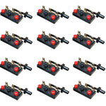 Knife Switch, Single Pole, Double Throw – 3.75" H Insulated Plastic & Metal Circuit Switch (Pack of 12) by GSC International Inc.