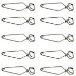 Test Tube Clamp 5.5H Nickel Plated Steel Lab Holder Pack of 10 Standard Grip Science Tool By GSC International Inc.