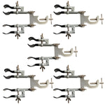 Double Burette Clamp Adjustable Arms Cast-Metal Construction with Plastisol Tips Pack of 5 By GSC International Inc.