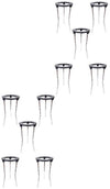 Cast-Iron Burner Tripod with Nickel-Plated Steel Legs 3" Base 6" Height