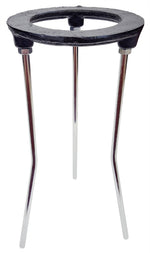 Burner Tripod 3" Diameter Base Cast-Iron Ring with Nickel-Plated Steel Support Legs By GSC International Inc.