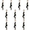 Pack of 10 Metal Right-Angle Clamps for Laboratory Ring Stands