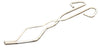 10" Nickel-Plated Steel Crucible Tongs for Laboratory Use