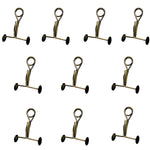 Mohr's Pinch Clamp 2"H Nickel-Plated Spring Steel for Tubes up to 13mm Pack of 10 By GSC International Inc.