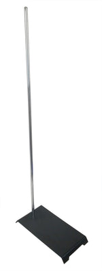 Support Stand – Black Stamped Steel Base 4" x 6", 18" Nickel-Plated Rod, Acid-Resistant Lab Stand by GSC International Inc.