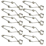 Test Tube Clamp 6.25"H Nickel Plated Steel Finger Grip Lab Tool Pack of 10 Science Equipment By GSC International Inc.