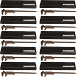 Vernier Caliper 9"H Steel Pack of 10 Dual Scale Metric & English Measurement Tool By GSC International Inc.