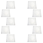 Pack of 10, Wire Gauze Square – Galvanized Steel With Ceramic Center 5" W Bunsen Burner Heat Distribution Pad – by GSC International Inc.