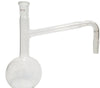 Distillation Flask with Arm – Laboratory Glass Flask – 11.13" Height – Distillation Experiments – by GSC International Inc.