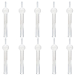 Drying Tube – Straight Glass Design – 200mm H Lab Moisture Control Pack of 10 – by GSC International Inc.