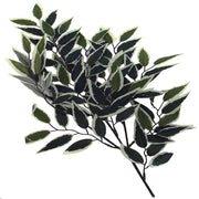 Vickerman TEX1360-RG 6' Artificial Variegated Smilax Executive Tree Gray Round Plastic Container.