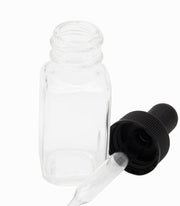 French Square Laboratory Bottle – Clear Glass