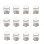 Flint Glass Specimen Jar 4 oz Capacity with Foam Lined Cap Pack of 12 by GSC International Inc.