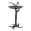 SPI Home Decorative Bird and Twig Sundial Birdbath for Garden