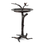 SPI Home Bird & Twig Sundial/Birdbath – Metal Garden Accent, 26.5" Tall, Dual-Use Nature Sculpture