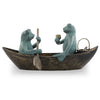 Rowboat Animal Sculpture – SPI Home Whimsical Picnic Scene