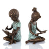 SPI Home Brass Children’s Bookends – Vintage Reading Figures