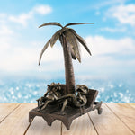 SPI Home Vacation Garden Sculpture – 24" Tall Aluminum Outdoor Decor with Relaxing Animal Design