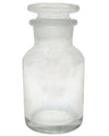 Reagent Bottle – Flint Glass Lab Bottle with Stopper, 60ml, Pack of 12 by GSC International