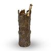 Bird & Tree Trunk Metal Vase – Decorative Accent by SPI Home