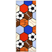 Jellybean Allstars Indoor Rug – Sporty, Fun, Soft & Durable, Easy-to-Clean Accent Rug for Kids, Bedrooms, Playrooms & Indoor Spaces