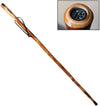 Manual Woodworkers Take a Hike Walking Stick – 48" Compass Hiking Pole with Pouch