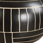Ceramic Graphite Stride Vases, Set of 2