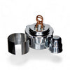 Metal Alcohol Burner with Dual Wick for Laboratory Use