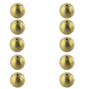 Brass Physics Balls Set of 10 for Laboratory Experiments