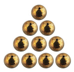 Copper Physics Balls 1"H 25mm Metal Spheres with 3mm Drilled Hole Scientific Lab Experiment Equipment Set of 10 By GSC International Inc.