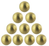 Solid Brass Physics Balls Set of 10 for Laboratory Experiments